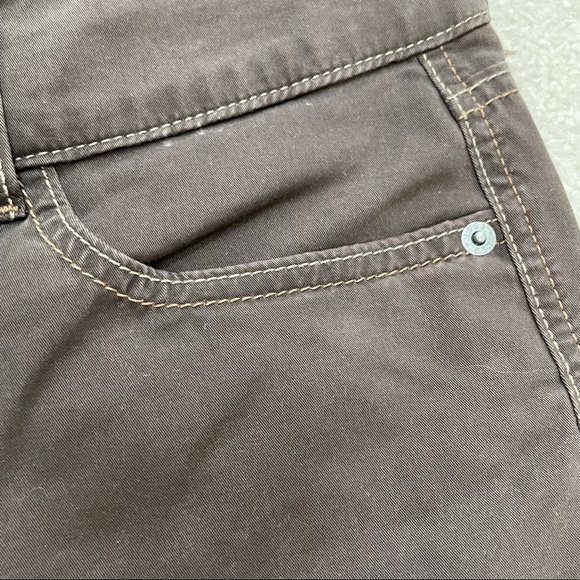 GAP Vintage Brown Stretch Cuffed Capri /Cropped Jeans - 10 Y2K - Picture 4 of 11